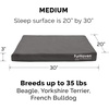 image:imageFurhaven WaterResistant Cooling Gel Dog Bed for Large Dogs w Removable Washable Cover For Dogs Up to 95 lbs  IndoorOutdoor Logo Print Oxford Polycanvas Mattress  Chestnut JumboXLStone Gray