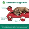 image:imageFurhaven WaterResistant Cooling Gel Dog Bed for Large Dogs w Removable Washable Cover For Dogs Up to 95 lbs  IndoorOutdoor Logo Print Oxford Polycanvas Mattress  Chestnut JumboXLRed
