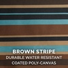 image:imageFurhaven WaterResistant Memory Foam Dog Bed for Large Dogs w Removable Washable Cover For Dogs Up to 95 lbs  IndoorOutdoor Logo Print Oxford Polycanvas Mattress  Stone Gray JumboXLWaterResistant Striped Print Espresso