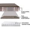 image:imageFurhaven WaterResistant Orthopedic Dog Bed for Large Dogs w Removable Quilt Top amp Washable Cover For Dogs Up to 95 lbs  IndoorOutdoor Quilt Top Convertible Mattress  Gray JumboXLSherpa  Plaid Flannel Java Brown