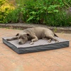 image:imageFurhaven WaterResistant Orthopedic Dog Bed for Large Dogs w Removable Quilt Top amp Washable Cover For Dogs Up to 95 lbs  IndoorOutdoor Quilt Top Convertible Mattress  Gray JumboXLConvertible Quilt Top Gray