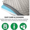 image:imageFurhaven WaterResistant Orthopedic Dog Bed for Large Dogs w Removable Quilt Top amp Washable Cover For Dogs Up to 95 lbs  IndoorOutdoor Quilt Top Convertible Mattress  Gray JumboXLConvertible Quilt Top Gray