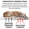 image:imageFurhaven WaterResistant Orthopedic Dog Bed for Large Dogs w Removable Quilt Top amp Washable Cover For Dogs Up to 95 lbs  IndoorOutdoor Quilt Top Convertible Mattress  Gray JumboXLSherpa  Plaid Flannel Java Brown