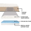image:imageFurhaven WaterResistant Orthopedic Dog Bed for Large Dogs w Removable Quilt Top amp Washable Cover For Dogs Up to 95 lbs  IndoorOutdoor Quilt Top Convertible Mattress  Gray JumboXLUltra Plush Curly Faux Fur Cream