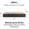 image:imageFurhaven WaterResistant Orthopedic Dog Bed for Large Dogs w Removable Quilt Top amp Washable Cover For Dogs Up to 95 lbs  IndoorOutdoor Quilt Top Convertible Mattress  Gray JumboXLSherpa  Paw Print Flannel Dark Espresso