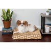 image:imageFurhaven WaterResistant Orthopedic Dog Bed for Large Dogs w Removable Quilt Top amp Washable Cover For Dogs Up to 95 lbs  IndoorOutdoor Quilt Top Convertible Mattress  Gray JumboXLPlush  Kilim Pyramid Latte