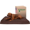 image:imageFurhaven WaterResistant Orthopedic Dog Bed for Large Dogs w Removable Quilt Top amp Washable Cover For Dogs Up to 95 lbs  IndoorOutdoor Quilt Top Convertible Mattress  Gray JumboXLTerry  Suede Espresso