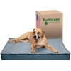 image:imageFurhaven WaterResistant Orthopedic Dog Bed for Large Dogs w Removable Quilt Top amp Washable Cover For Dogs Up to 95 lbs  IndoorOutdoor Quilt Top Convertible Mattress  Gray JumboXLConvertible Quilt Top Calm Blue