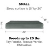 image:imageFurhaven WaterResistant Orthopedic Dog Bed for Large Dogs w Removable Quilt Top amp Washable Cover For Dogs Up to 95 lbs  IndoorOutdoor Quilt Top Convertible Mattress  Gray JumboXLTerry  Suede Forest