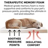image:imageFurhaven WaterResistant Orthopedic Dog Bed for Large Dogs w Removable Quilt Top amp Washable Cover For Dogs Up to 95 lbs  IndoorOutdoor Quilt Top Convertible Mattress  Gray JumboXLUltra Plush Curly Faux Fur Cream
