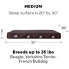 image:imageFurhaven WaterResistant Orthopedic Dog Bed for Large Dogs w Removable Quilt Top amp Washable Cover For Dogs Up to 95 lbs  IndoorOutdoor Quilt Top Convertible Mattress  Gray JumboXLWaterResistant Garden Print Bark Brown