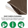 image:imageFurhaven WaterResistant Orthopedic Dog Bed for Large Dogs w Removable Quilt Top amp Washable Cover For Dogs Up to 95 lbs  IndoorOutdoor Quilt Top Convertible Mattress  Gray JumboXLWaterResistant Solid Polycanvas Espresso