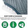 image:imageFurhaven WaterResistant Orthopedic Dog Bed for Large Dogs w Removable Quilt Top amp Washable Cover For Dogs Up to 95 lbs  IndoorOutdoor Quilt Top Convertible Mattress  Gray JumboXLConvertible Quilt Top Calm Blue