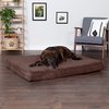 image:imageFurhaven WaterResistant Orthopedic Dog Bed for Large Dogs w Removable Quilt Top amp Washable Cover For Dogs Up to 95 lbs  IndoorOutdoor Quilt Top Convertible Mattress  Gray JumboXLEspresso