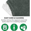 image:imageFurhaven WaterResistant Orthopedic Dog Bed for Large Dogs w Removable Quilt Top amp Washable Cover For Dogs Up to 95 lbs  IndoorOutdoor Quilt Top Convertible Mattress  Gray JumboXLTerry  Suede Forest