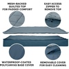 image:imageFurhaven WaterResistant Orthopedic Dog Bed for Large Dogs w Removable Quilt Top amp Washable Cover For Dogs Up to 95 lbs  IndoorOutdoor Quilt Top Convertible Mattress  Gray JumboXLConvertible Quilt Top Calm Blue