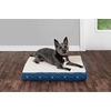 image:imageFurhaven WaterResistant Orthopedic Dog Bed for Large Dogs w Removable Quilt Top amp Washable Cover For Dogs Up to 95 lbs  IndoorOutdoor Quilt Top Convertible Mattress  Gray JumboXLSherpa  Paw Print Flannel Twilight Blue