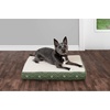 image:imageFurhaven WaterResistant Orthopedic Dog Bed for Large Dogs w Removable Quilt Top amp Washable Cover For Dogs Up to 95 lbs  IndoorOutdoor Quilt Top Convertible Mattress  Gray JumboXLSherpa  Paw Print Flannel Jade Green