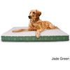 image:imageFurhaven WaterResistant Orthopedic Dog Bed for Large Dogs w Removable Quilt Top amp Washable Cover For Dogs Up to 95 lbs  IndoorOutdoor Quilt Top Convertible Mattress  Gray JumboXLSherpa  Paw Print Flannel Jade Green