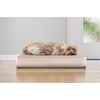 image:imageFurhaven WaterResistant Orthopedic Dog Bed for Large Dogs w Removable Quilt Top amp Washable Cover For Dogs Up to 95 lbs  IndoorOutdoor Quilt Top Convertible Mattress  Gray JumboXLTerry  Suede Clay
