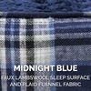 image:imageFurhaven WaterResistant Orthopedic Dog Bed for Large Dogs w Removable Quilt Top amp Washable Cover For Dogs Up to 95 lbs  IndoorOutdoor Quilt Top Convertible Mattress  Gray JumboXLSherpa  Plaid Flannel Midnight Blue