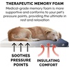 image:imageFurhaven WaterResistant Orthopedic Dog Bed for Large Dogs w Removable Quilt Top amp Washable Cover For Dogs Up to 95 lbs  IndoorOutdoor Quilt Top Convertible Mattress  Gray JumboXLWaterResistant Garden Print Lapis Blue