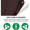 image:imageFurhaven WaterResistant Orthopedic Dog Bed for Large Dogs w Removable Quilt Top amp Washable Cover For Dogs Up to 95 lbs  IndoorOutdoor Quilt Top Convertible Mattress  Gray JumboXLWaterResistant Garden Print Bark Brown