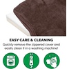 image:imageFurhaven WaterResistant Orthopedic Dog Bed for Large Dogs w Removable Quilt Top amp Washable Cover For Dogs Up to 95 lbs  IndoorOutdoor Quilt Top Convertible Mattress  Gray JumboXLTerry  Suede Espresso
