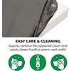 image:imageFurhaven WaterResistant Orthopedic Dog Bed for Large Dogs w Removable Quilt Top amp Washable Cover For Dogs Up to 95 lbs  IndoorOutdoor Quilt Top Convertible Mattress  Gray JumboXLWaterResistant Garden Print Iron Gate
