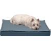 image:imageFurhaven WaterResistant Orthopedic Dog Bed for Large Dogs w Removable Quilt Top amp Washable Cover For Dogs Up to 95 lbs  IndoorOutdoor Quilt Top Convertible Mattress  Gray JumboXLConvertible Quilt Top Calm Blue