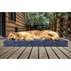 image:imageFurhaven WaterResistant Orthopedic Dog Bed for Large Dogs w Removable Quilt Top amp Washable Cover For Dogs Up to 95 lbs  IndoorOutdoor Quilt Top Convertible Mattress  Gray JumboXLGarden Lapis Blue