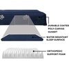 image:imageFurhaven WaterResistant Orthopedic Dog Bed for Large Dogs w Removable Quilt Top amp Washable Cover For Dogs Up to 95 lbs  IndoorOutdoor Quilt Top Convertible Mattress  Gray JumboXLGarden Lapis Blue