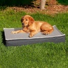image:imageFurhaven WaterResistant Orthopedic Dog Bed for Large Dogs w Removable Quilt Top amp Washable Cover For Dogs Up to 95 lbs  IndoorOutdoor Quilt Top Convertible Mattress  Gray JumboXLConvertible Quilt Top Gray