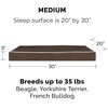 image:imageFurhaven WaterResistant Orthopedic Dog Bed for Large Dogs w Removable Quilt Top amp Washable Cover For Dogs Up to 95 lbs  IndoorOutdoor Quilt Top Convertible Mattress  Gray JumboXLWaterResistant Solid Polycanvas Espresso