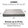 image:imageFurhaven WaterResistant Orthopedic Dog Bed for Large Dogs w Removable Quilt Top amp Washable Cover For Dogs Up to 95 lbs  IndoorOutdoor Quilt Top Convertible Mattress  Gray JumboXLConvertible Quilt Top Gray