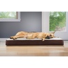 image:imageFurhaven WaterResistant Orthopedic Dog Bed for Large Dogs w Removable Quilt Top amp Washable Cover For Dogs Up to 95 lbs  IndoorOutdoor Quilt Top Convertible Mattress  Gray JumboXLSherpa  Suede Espresso