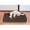 image:imageFurhaven WaterResistant Orthopedic Dog Bed for Large Dogs w Removable Quilt Top amp Washable Cover For Dogs Up to 95 lbs  IndoorOutdoor Quilt Top Convertible Mattress  Gray JumboXLTerry  Suede Espresso