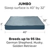 image:imageFurhaven WaterResistant Orthopedic Dog Bed for Large Dogs w Removable Quilt Top amp Washable Cover For Dogs Up to 95 lbs  IndoorOutdoor Quilt Top Convertible Mattress  Gray JumboXLConvertible Quilt Top Calm Blue