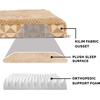 image:imageFurhaven WaterResistant Orthopedic Dog Bed for Large Dogs w Removable Quilt Top amp Washable Cover For Dogs Up to 95 lbs  IndoorOutdoor Quilt Top Convertible Mattress  Gray JumboXLPlush  Kilim Pyramid Latte
