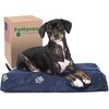 image:imageFurhaven WaterResistant Orthopedic Dog Bed for Large Dogs w Removable Quilt Top amp Washable Cover For Dogs Up to 95 lbs  IndoorOutdoor Quilt Top Convertible Mattress  Gray JumboXLWaterResistant Garden Print Lapis Blue