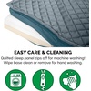 image:imageFurhaven WaterResistant Orthopedic Dog Bed for Large Dogs w Removable Quilt Top amp Washable Cover For Dogs Up to 95 lbs  IndoorOutdoor Quilt Top Convertible Mattress  Gray JumboXLConvertible Quilt Top Calm Blue