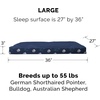 image:imageFurhaven WaterResistant Orthopedic Dog Bed for Large Dogs w Removable Quilt Top amp Washable Cover For Dogs Up to 95 lbs  IndoorOutdoor Quilt Top Convertible Mattress  Gray JumboXLGarden Lapis Blue