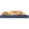 image:imageFurhaven WaterResistant Orthopedic Dog Bed for Large Dogs w Removable Quilt Top amp Washable Cover For Dogs Up to 95 lbs  IndoorOutdoor Quilt Top Convertible Mattress  Gray JumboXLGarden Lapis Blue