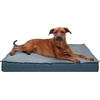 image:imageFurhaven WaterResistant Orthopedic Dog Bed for Large Dogs w Removable Quilt Top amp Washable Cover For Dogs Up to 95 lbs  IndoorOutdoor Quilt Top Convertible Mattress  Gray JumboXLConvertible Quilt Top Calm Blue