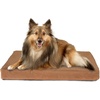 image:imageFurhaven WaterResistant Orthopedic Dog Bed for Large Dogs w Removable Quilt Top amp Washable Cover For Dogs Up to 95 lbs  IndoorOutdoor Quilt Top Convertible Mattress  Gray JumboXLTerry  Suede Espresso