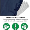 image:imageFurhaven WaterResistant Orthopedic Dog Bed for Large Dogs w Removable Quilt Top amp Washable Cover For Dogs Up to 95 lbs  IndoorOutdoor Quilt Top Convertible Mattress  Gray JumboXLGarden Lapis Blue