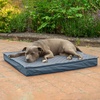 image:imageFurhaven WaterResistant Orthopedic Dog Bed for Large Dogs w Removable Quilt Top amp Washable Cover For Dogs Up to 95 lbs  IndoorOutdoor Quilt Top Convertible Mattress  Gray JumboXLConvertible Quilt Top Calm Blue