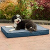 image:imageFurhaven WaterResistant Orthopedic Dog Bed for Large Dogs w Removable Quilt Top amp Washable Cover For Dogs Up to 95 lbs  IndoorOutdoor Quilt Top Convertible Mattress  Gray JumboXLConvertible Quilt Top Calm Blue