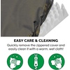 image:imageFurhaven WaterResistant Orthopedic Dog Bed for LargeMedium Dogs w Removable Washable Cover For Dogs Up to 55 lbs  IndoorOutdoor Logo Print Oxford Polycanvas Mattress  Chestnut LargeDlx Mat  Garden Print Iron Gate