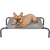 image:imageFurHaven Elevated Dog Bed Cooling Raised Pet Cot with Breathable Mesh Durable Steel Frame IndoorOutdoor Use Easy Assembly Jumbo XL Nylon Mesh with Steel Frame Graphite GrayGraphite Gray